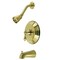 Kingston Brass KB3637ACL Single-Handle Tub and Shower Faucet, Brushed Brass KB3637ACL - alternate 1